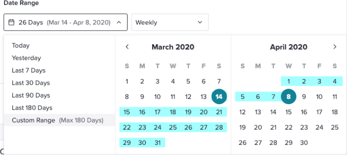 Select the Date Range in Pendo: Pendo to Redshift | Hevo Data